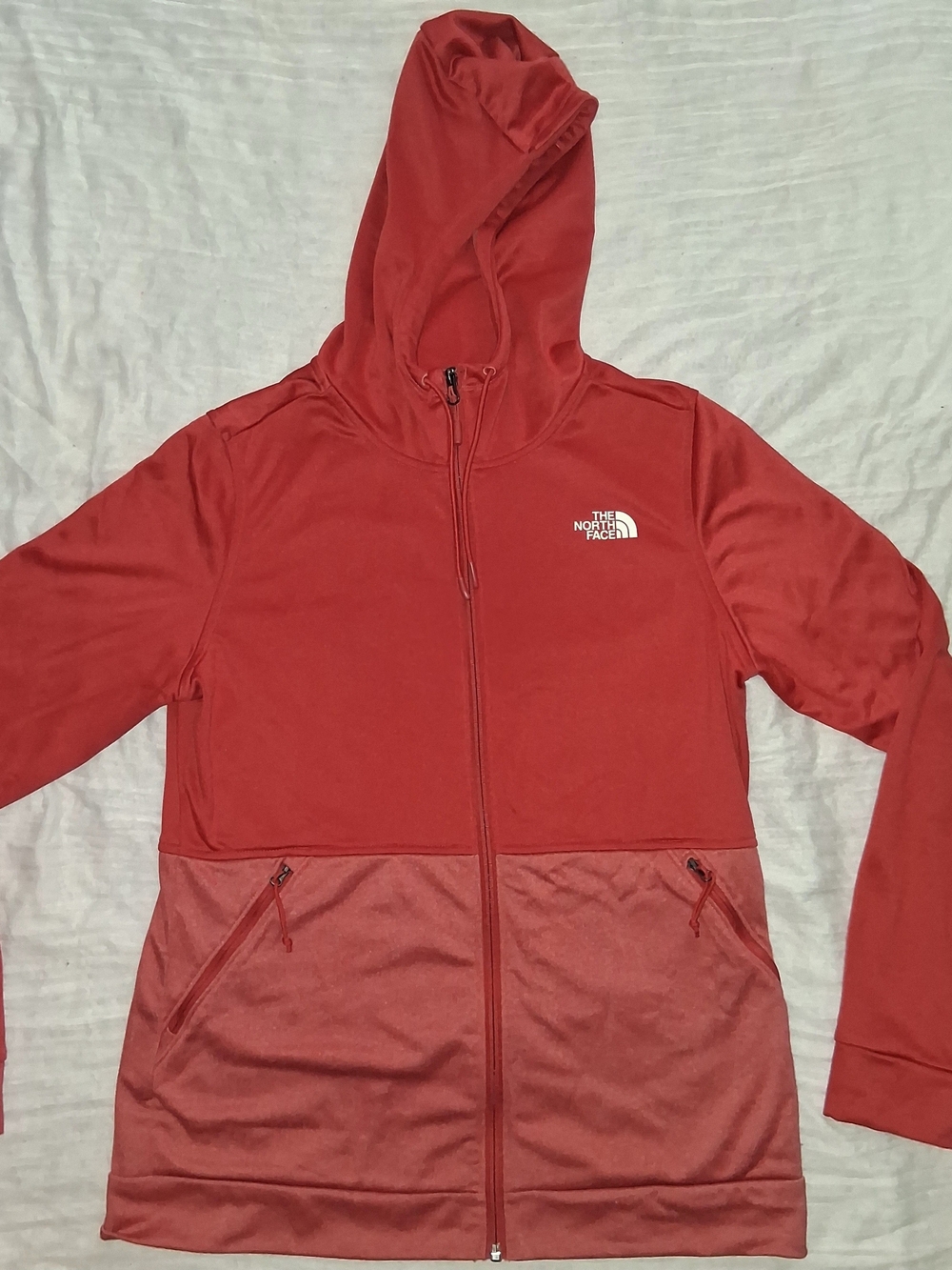 The North Face Women’s Orange Full-Zip Hooded Jacket